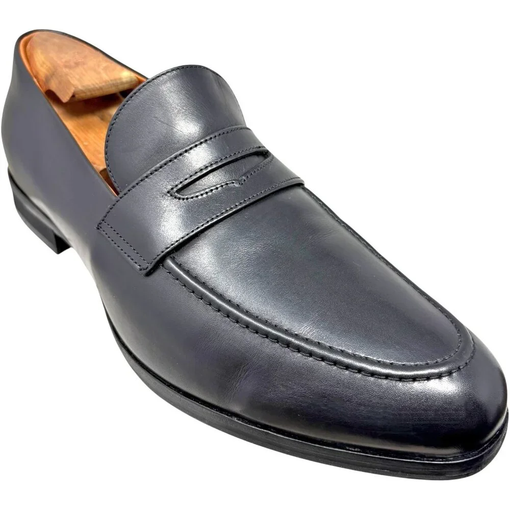 Wolf and Shepherd 9719 Ringer‎ Calf Leather Penny Loafers